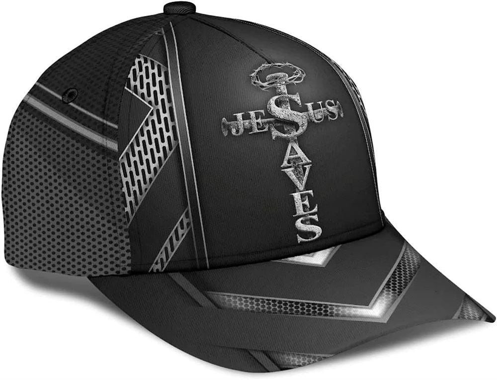 Jesus Saves Cross Nails Classic Baseball Cap Hat  Trucker Hats Custom Hats Gifts For Men & Women