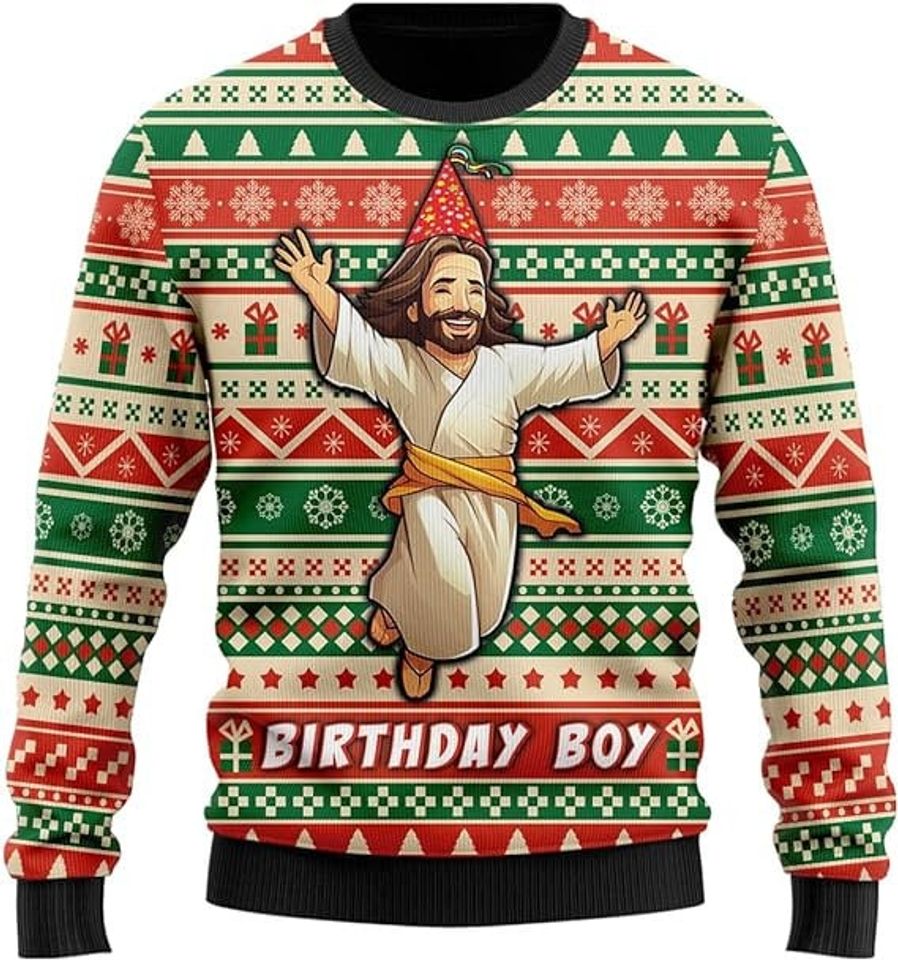 Jesus Ugly Christmas Sweater For Women, Christian - Image 2