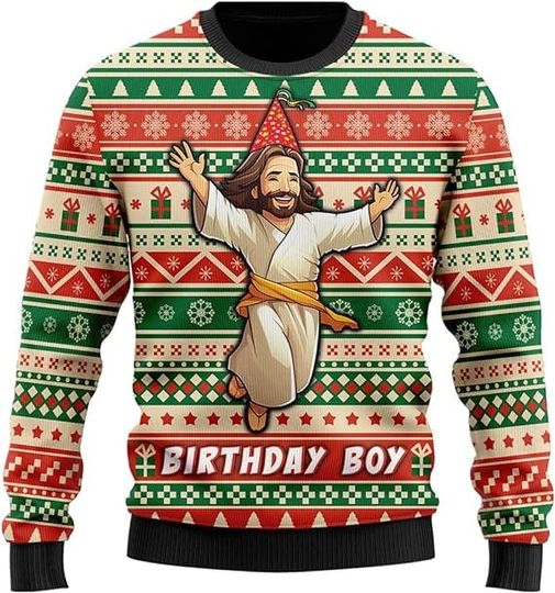 Jesus Ugly Christmas Sweater For Women, Christian - Image 7