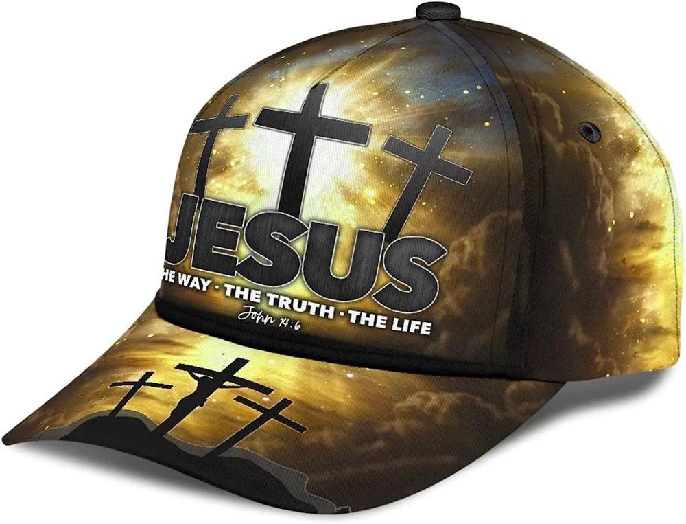 Jesus Way Truth Life Classic Baseball Cap Hat  Trucker Hats Custom Hats Gifts For Men & Women