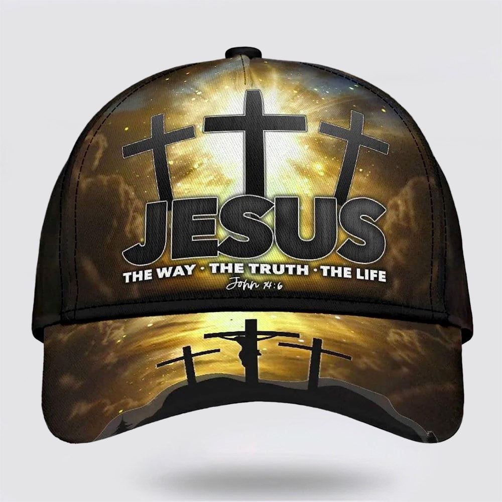Jesus Way Truth Life Classic Baseball Cap Hat  Trucker Hats Custom Hats Gifts For Men & Women