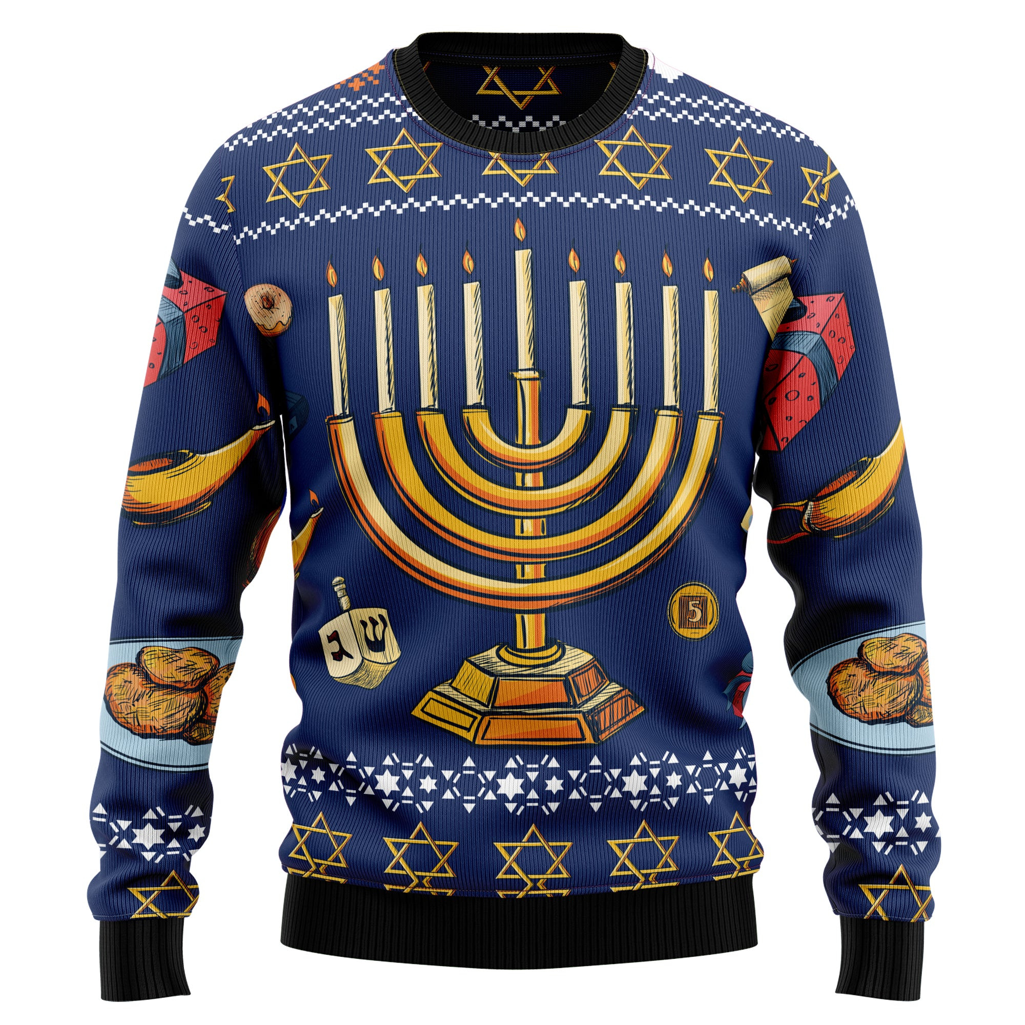 Jewish Hanukkah Ugly Christmas Sweater