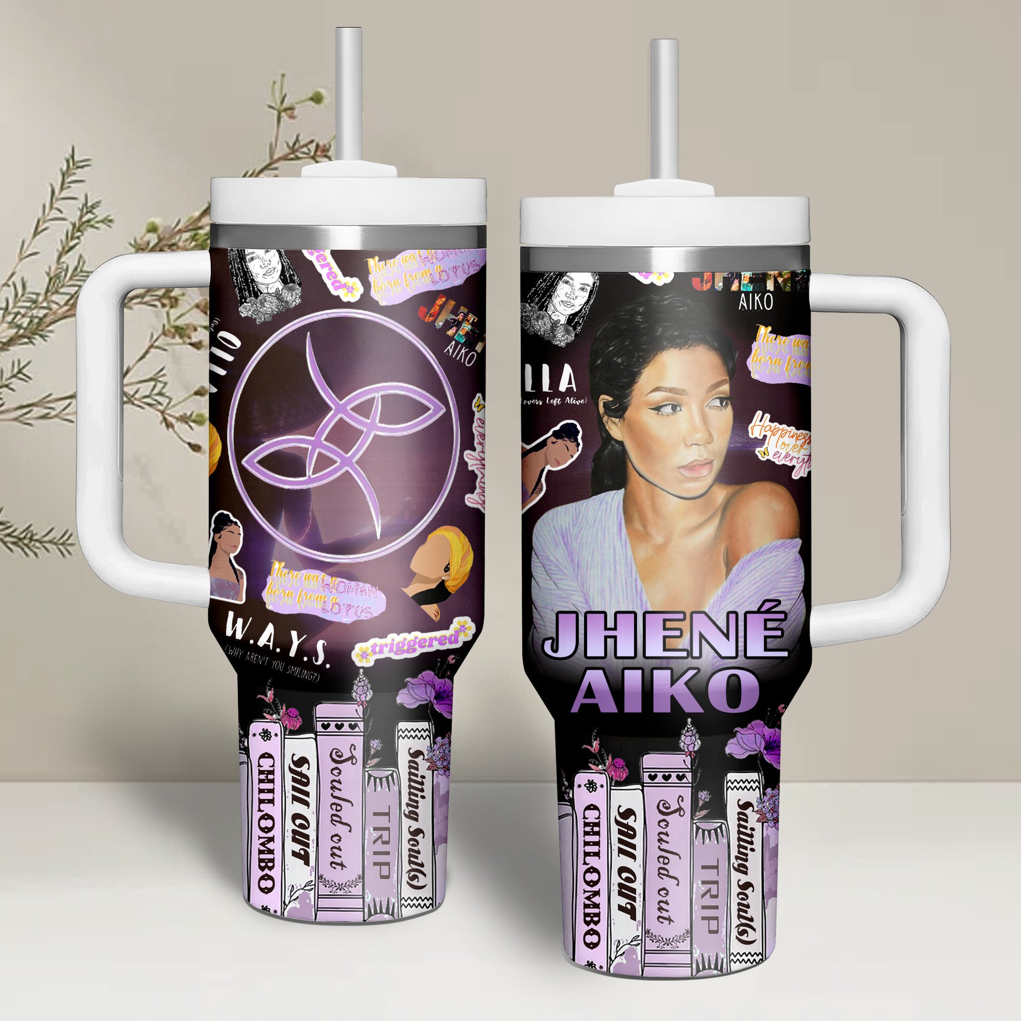 Jhene Aiko Music Custom Stanley Cup 40 oz 30 oz Tumbler With HandleTVC2301262