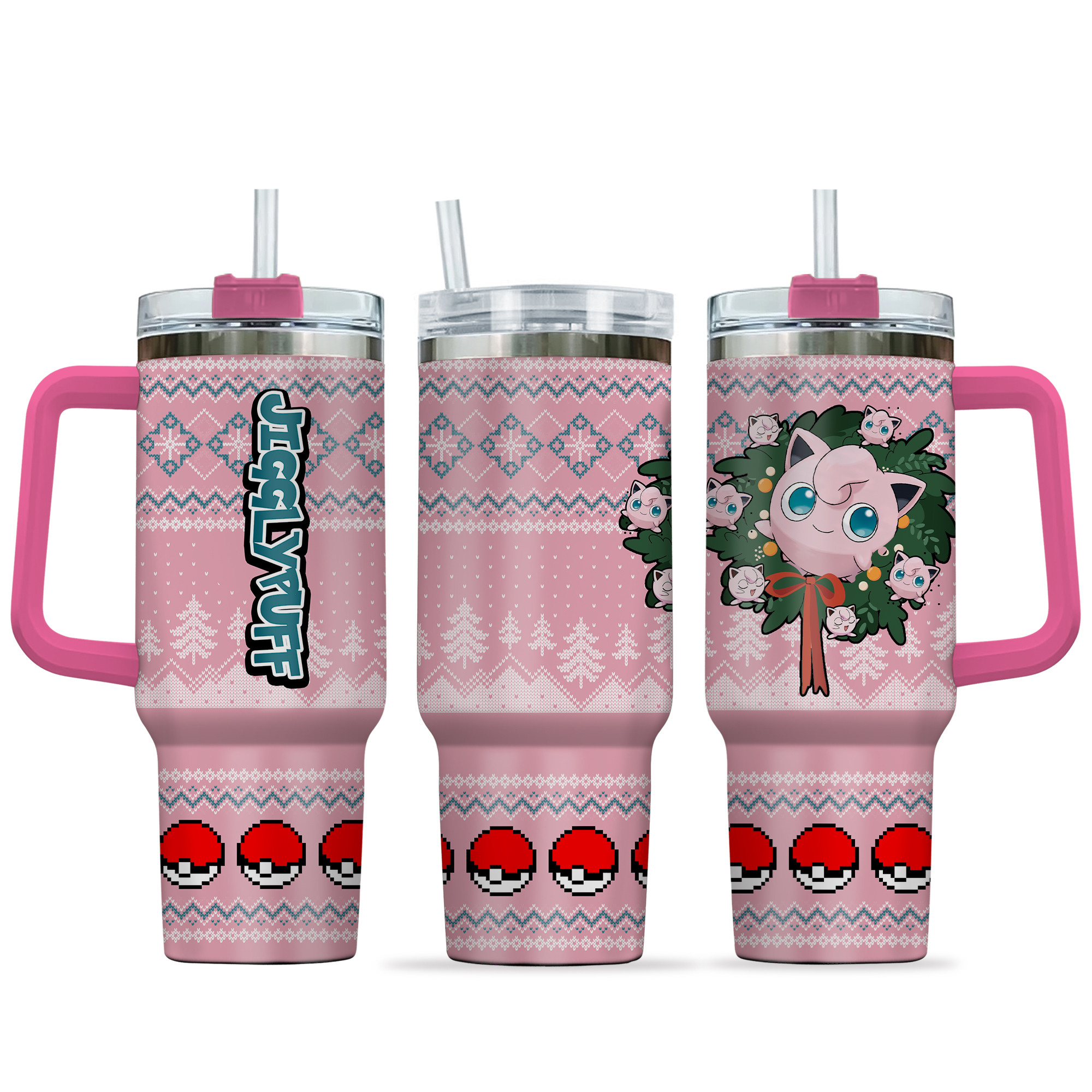 Jigglypuff Pokemon Anime Custom Stanley Cup 40 oz 30 oz Tumbler With HandleTVC2301155