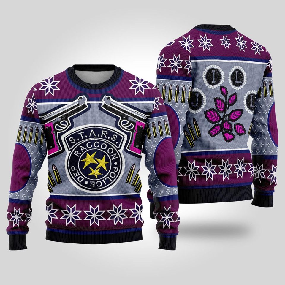 Jill Valentine Dead by Daylight Ugly Sweater for Gamers