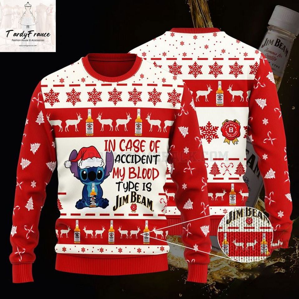 Jim Beam Stylish Ugly Christmas Sweater