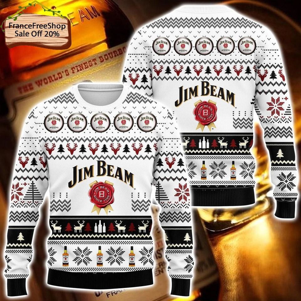 Jim Beam Stylish Ugly Christmas Sweater