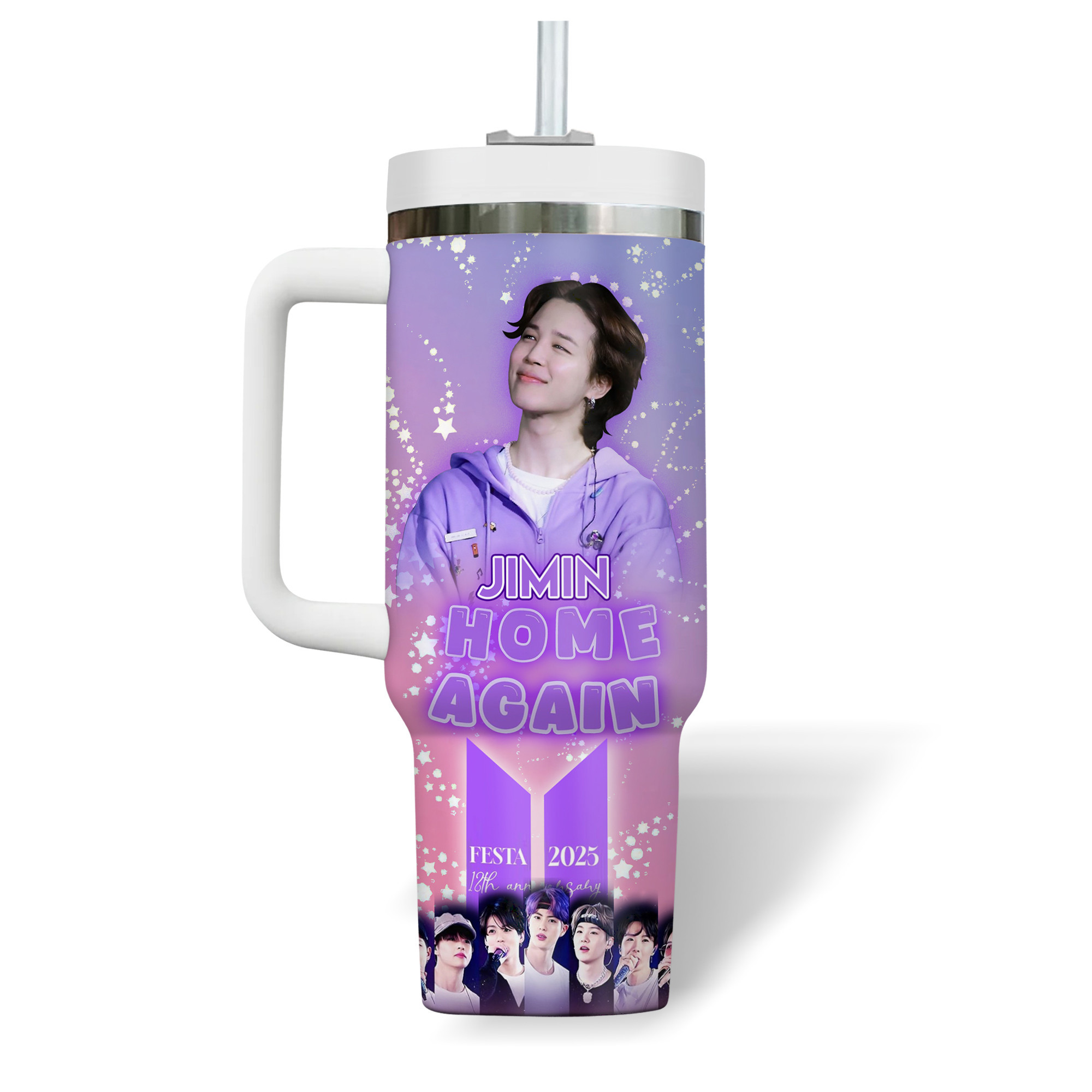 Jimin BTS Music Custom Stanley Cup 40 oz 30 oz Tumbler With HandleTVC2301180 - Image 3