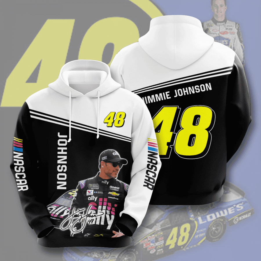 Jimmie Johnson 48 3D All Over Print Hoodie, Zip Hoodie