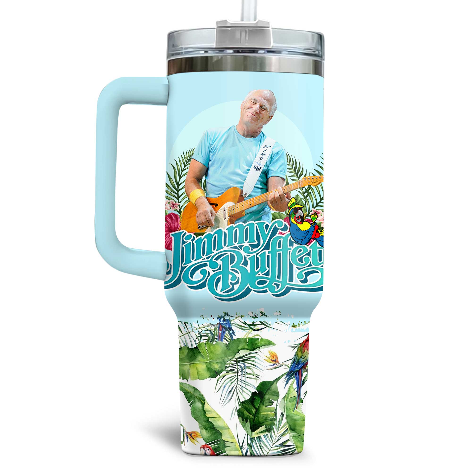 Jimmy Buffett Music Custom Stanley Cup 40 oz 30 oz Tumbler With HandleTVC2301176 - Image 2