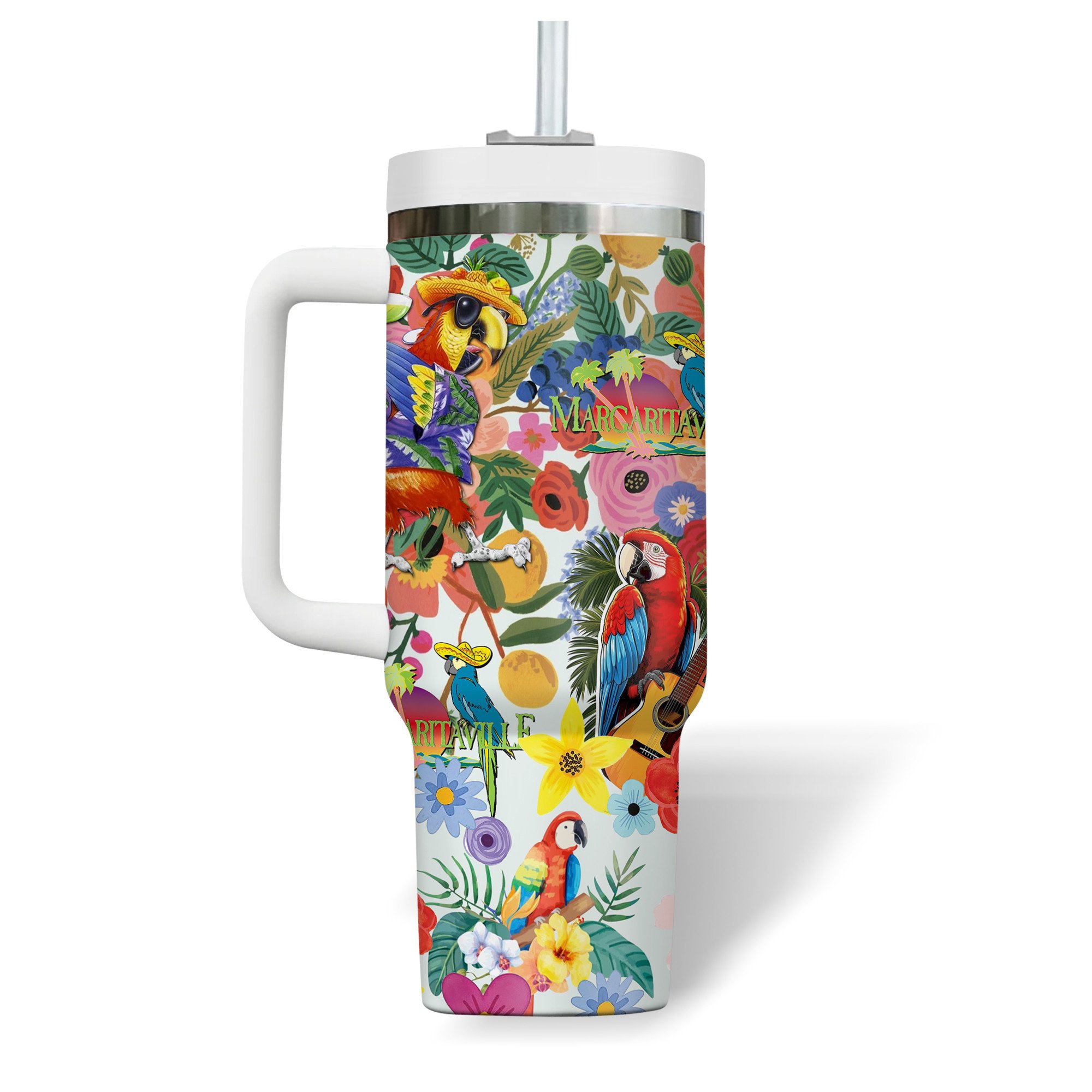 Jimmy Buffett Music Custom Stanley Cup 40 oz 30 oz Tumbler With HandleTVC2301282 - Image 3