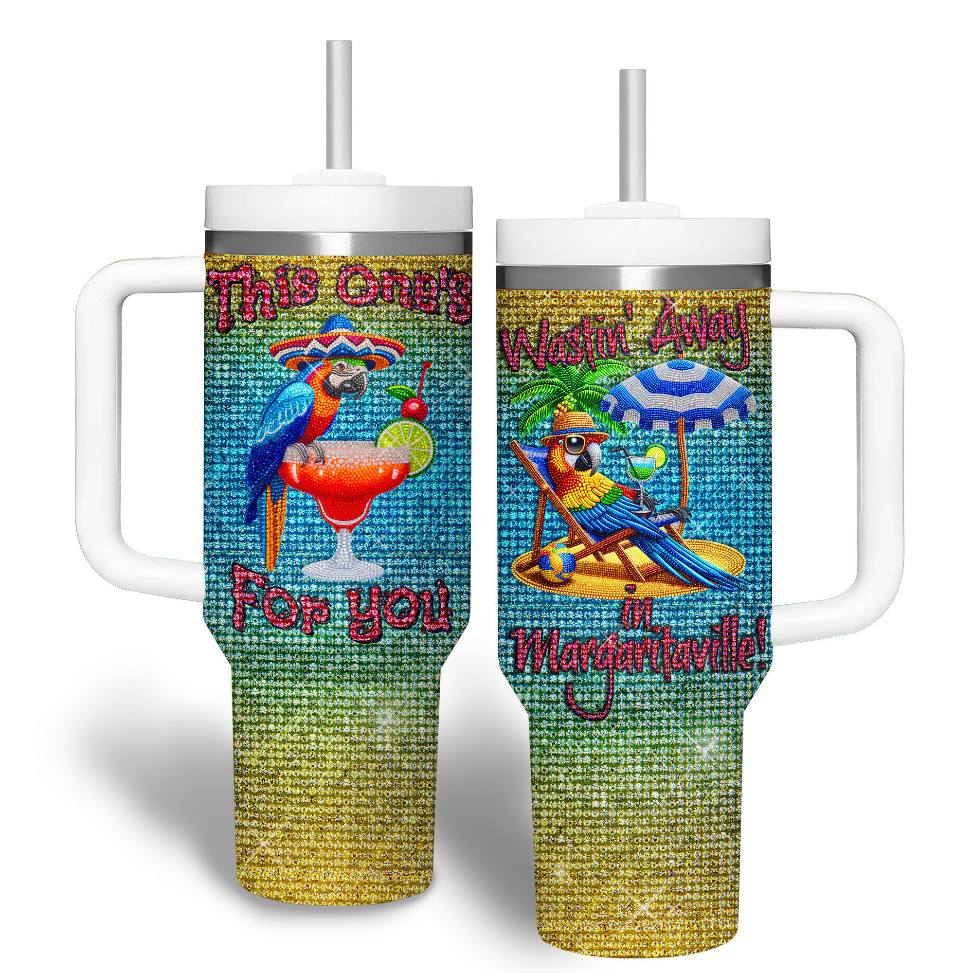 Jimmy Buffett Music Custom Stanley Cup 40 oz 30 oz Tumbler With HandleTVC2301307