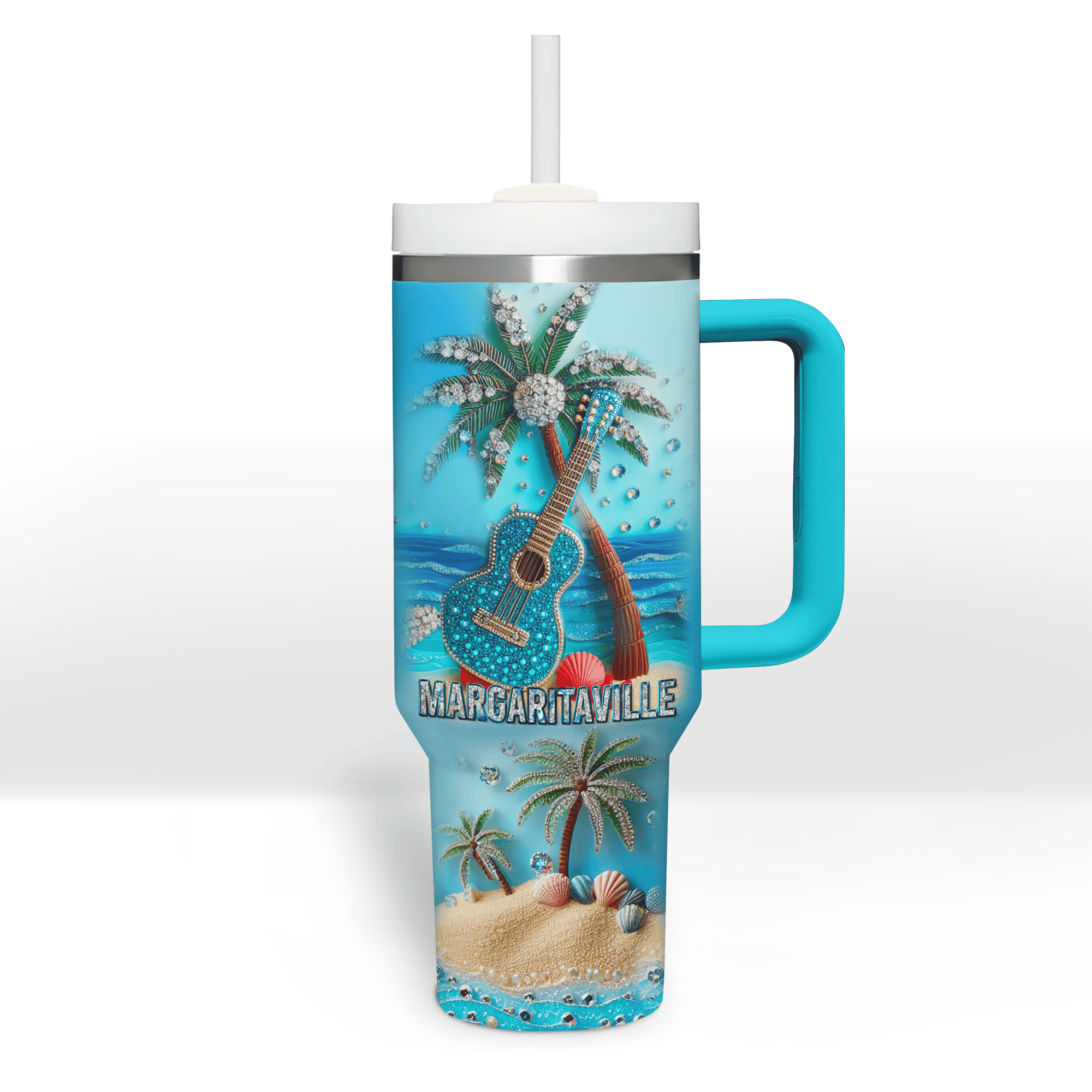 Jimmy Buffett Music Custom Stanley Cup 40 oz 30 oz Tumbler With HandleTVC2301529 - Image 3