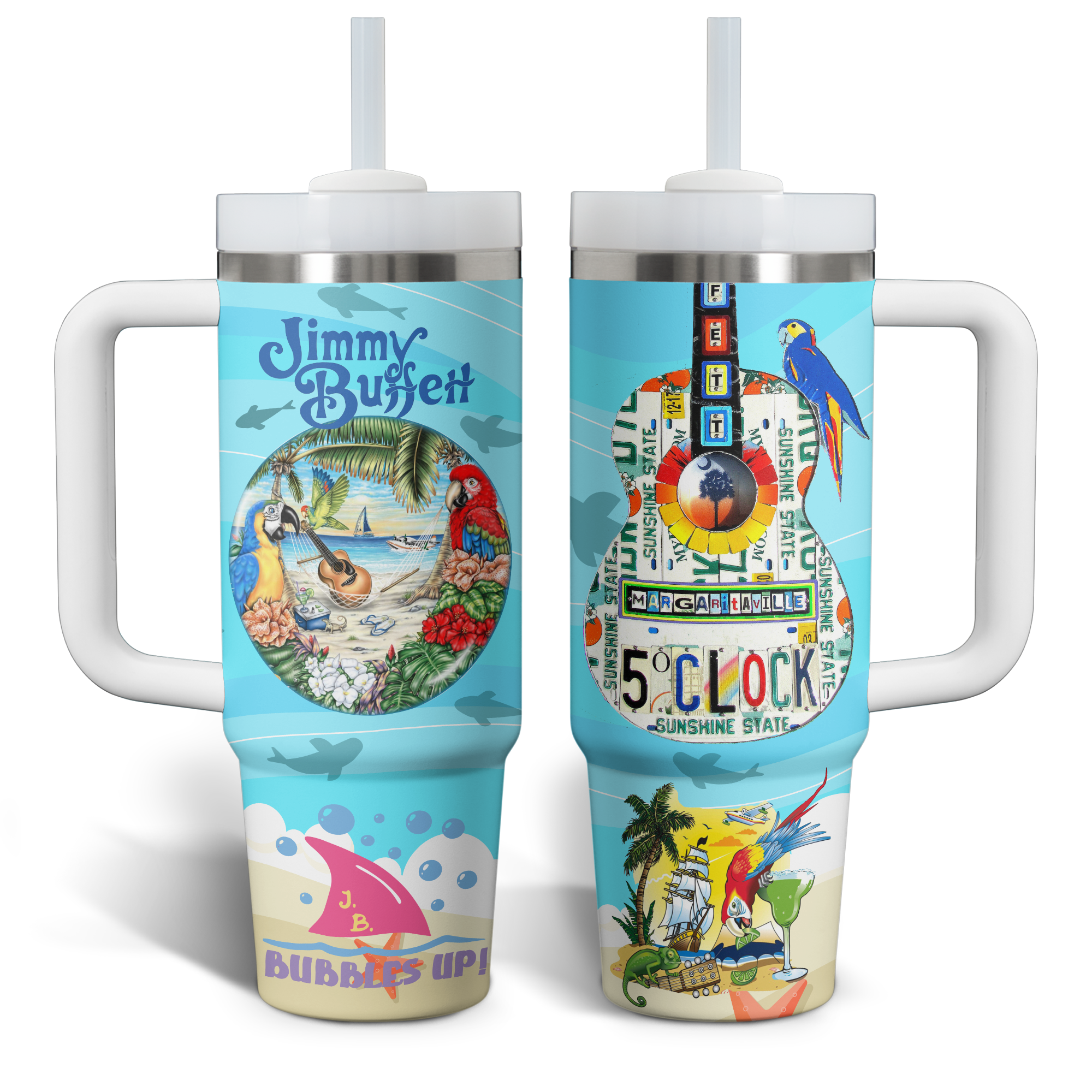 Jimmy Buffett Music Custom Stanley Cup 40 oz 30 oz Tumbler With HandleTVC2301771