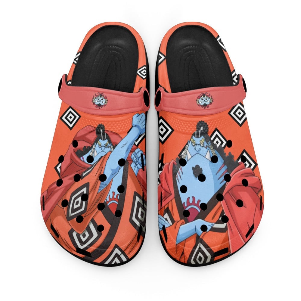 Jinbe One Piece Anime Crocs Crocband Clogs Shoes Comfortable For Men Women and Kids