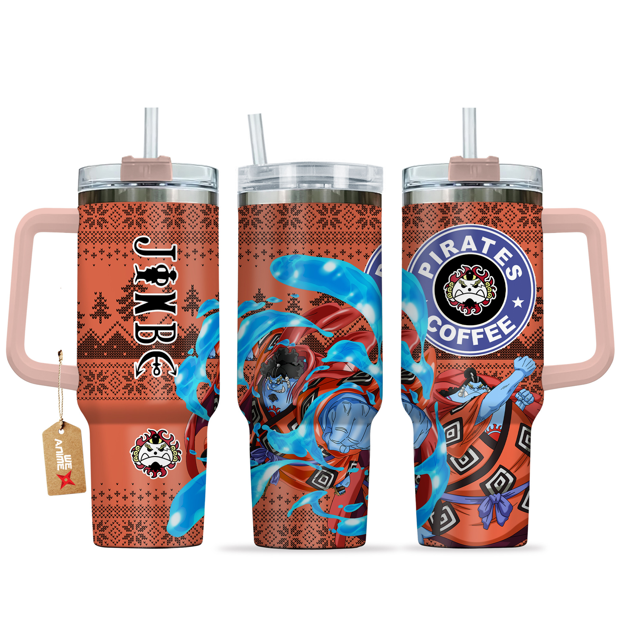 Jinbe One piece Anime Custom Stanley Cup 40 oz 30 oz Tumbler With HandleTVC2301155