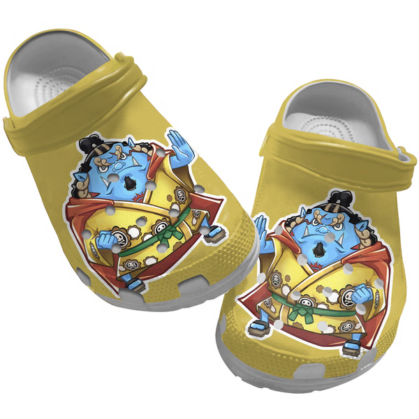 Jinbei One Piece Anime Crocs Crocband Clogs Shoes Comfortable For Men Women and Kids