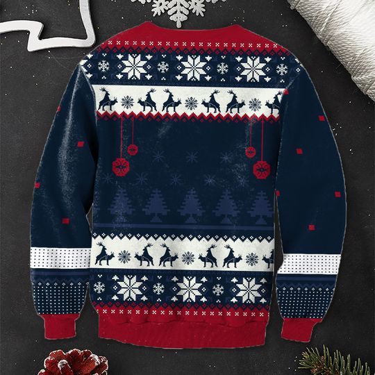 Jingle Balls Tinsel Tits Personalized Couple Ugly Sweater - Image 6