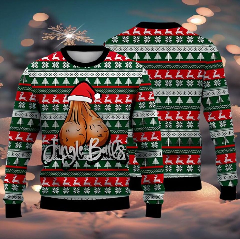 Jingle Balls Ugly Sweater, Funny Jingle Balls Xmas Sweater