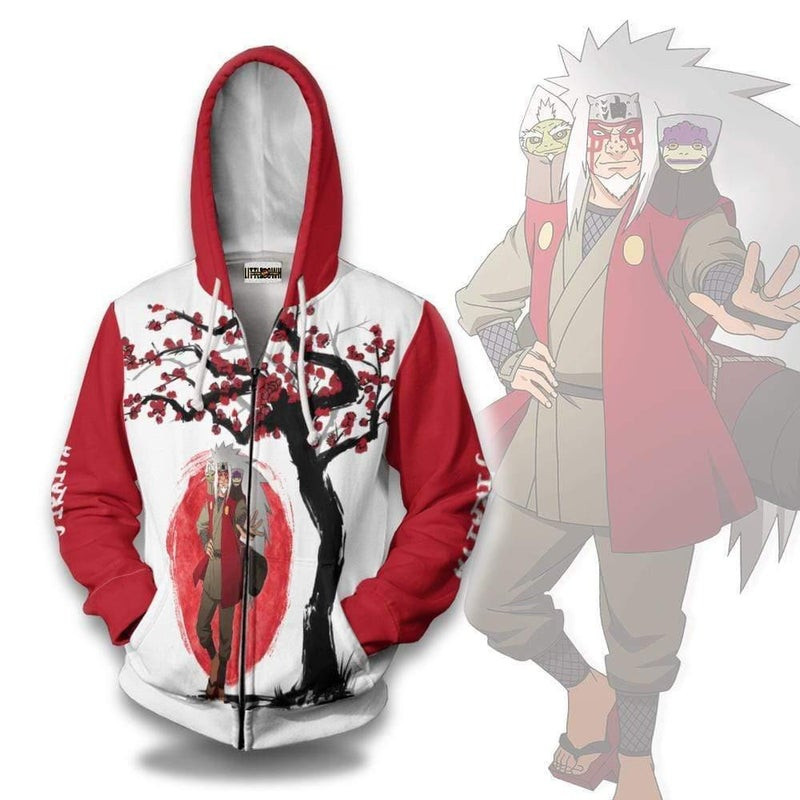 Jiraiya 3D All Over Print Hoodie, Zip Hoodie