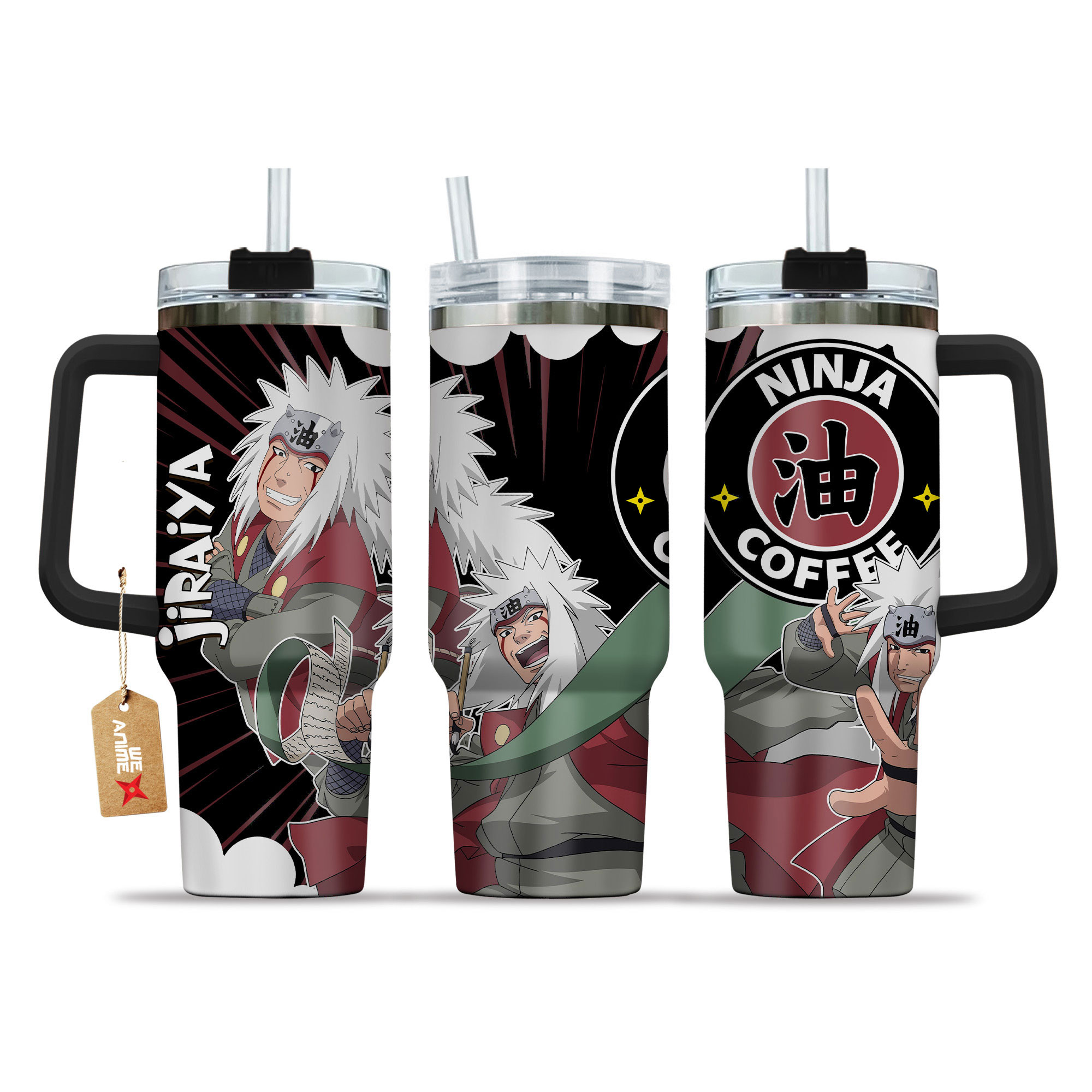 Jiraiya Naruto Anime Custom Stanley Cup 40 oz 30 oz Tumbler With HandleTVC2301151