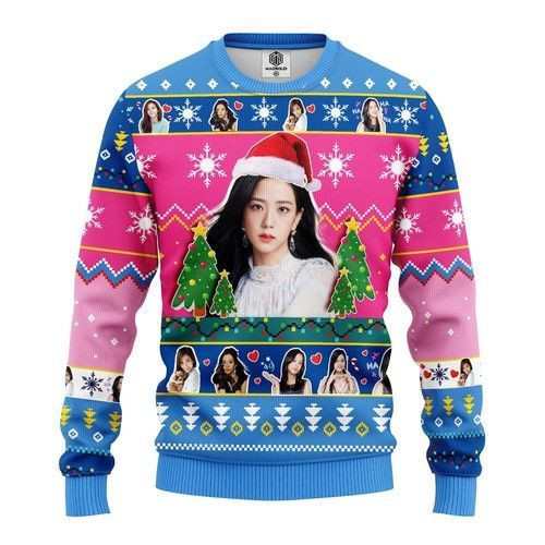 Jisoo Ugly Christmas Sweater Adult 3D Funny Matching for family