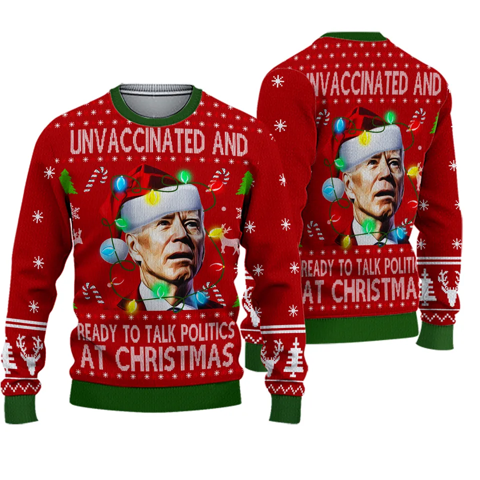 Joe Biden Funny Ugly Christmas Sweater