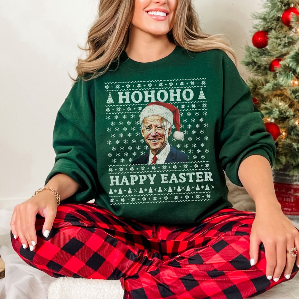 Joe Biden Happy Easter, Funny Ugly Christmas Sweater