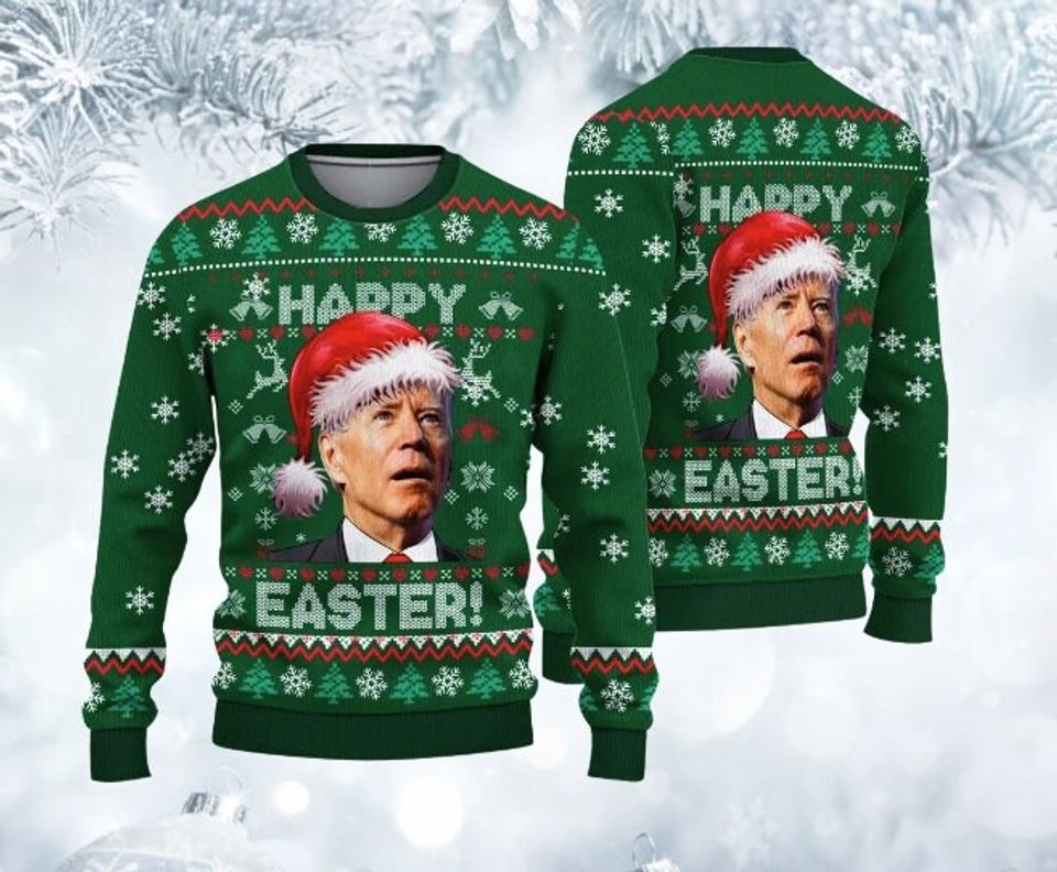 Joe Biden Happy Easter Ugly Christmas Sweater