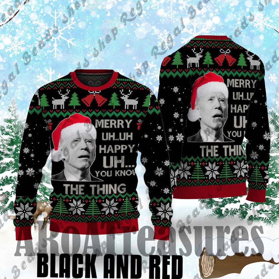 Joe Biden Ugly Sweater Christmas