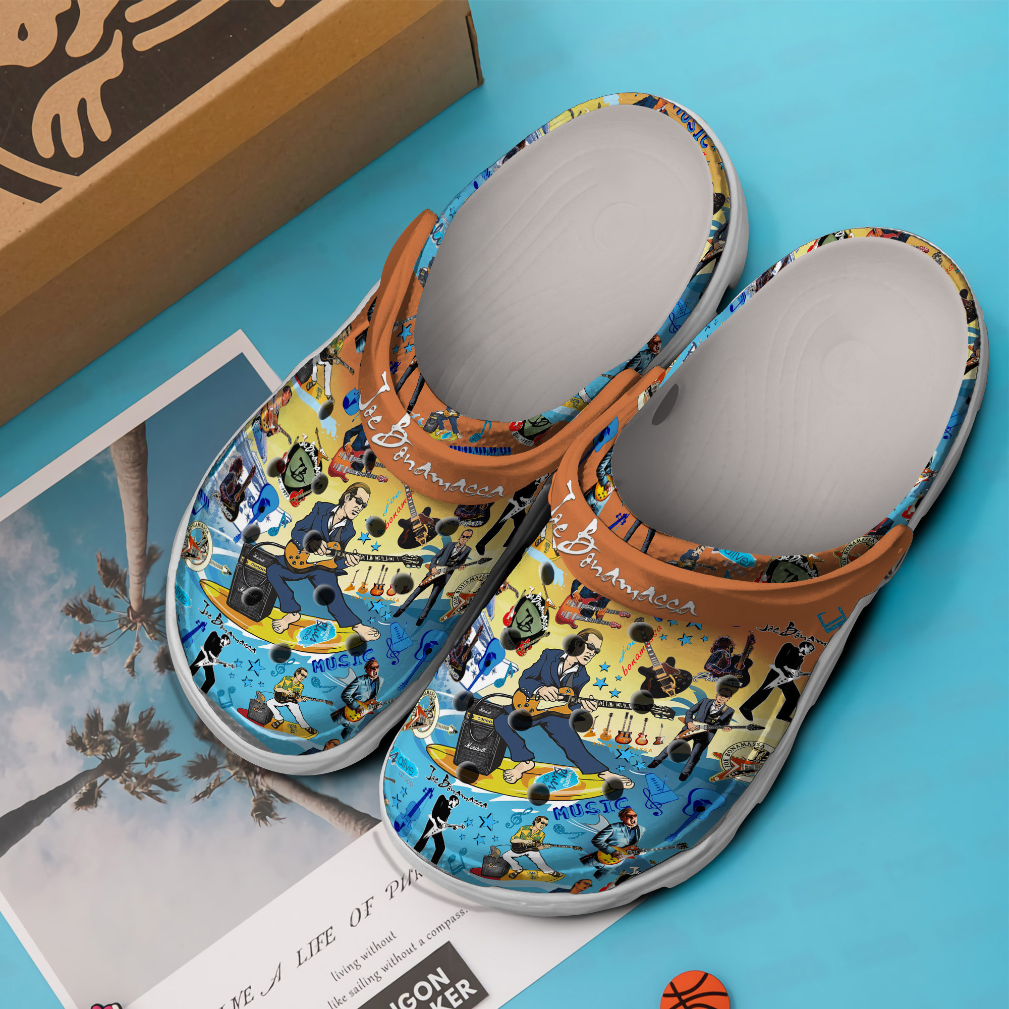 Joe Bonamassa Music Crocs Crocband Clogs Shoes Comfortable For Men Women and Kids - Image 2