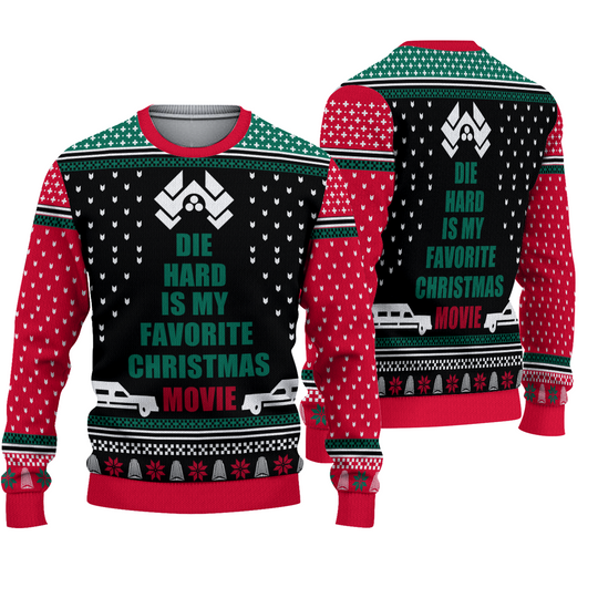 Joey Friends Die Hard Is My Favorite Christmas Movie Ugly Christmas Sweater