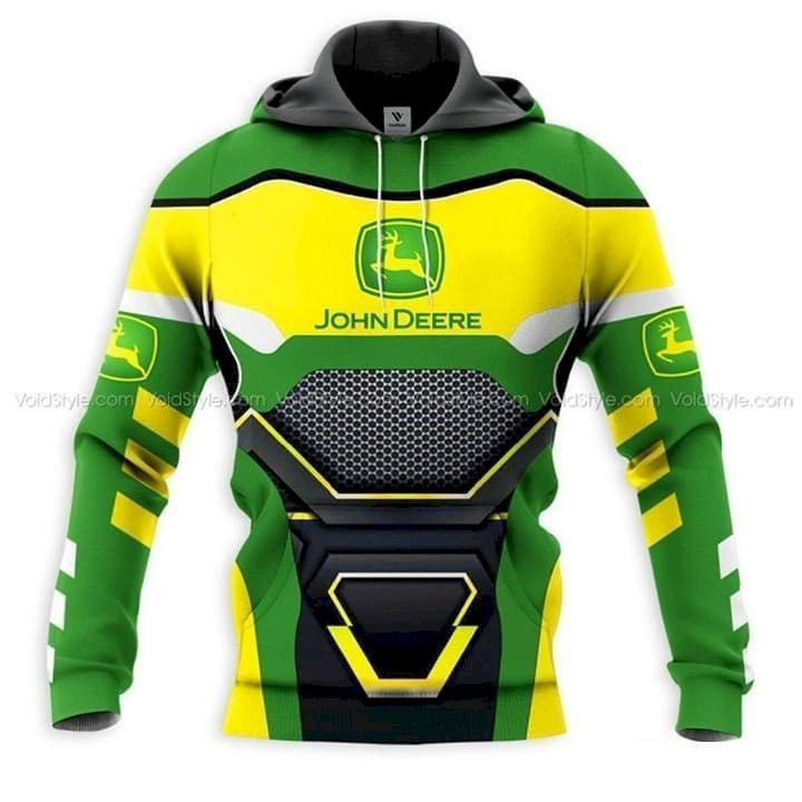 John Deere 3D All Over Print Hoodie, Zip Hoodie