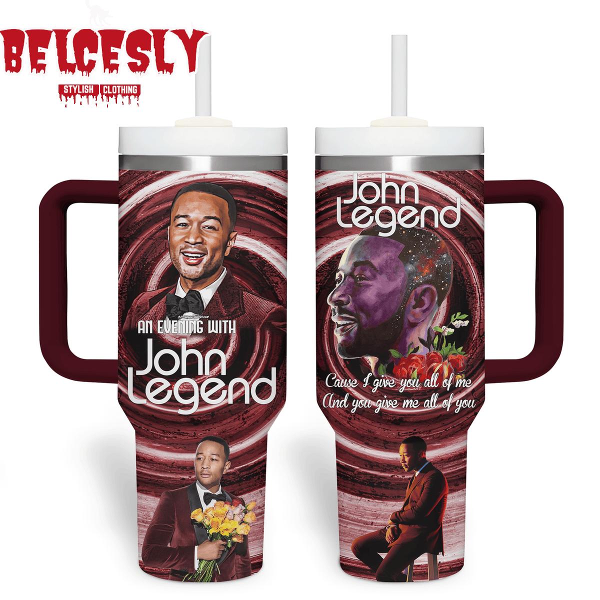 John Legend Music Custom Stanley Cup 40 oz 30 oz Tumbler With HandleTVC2301538