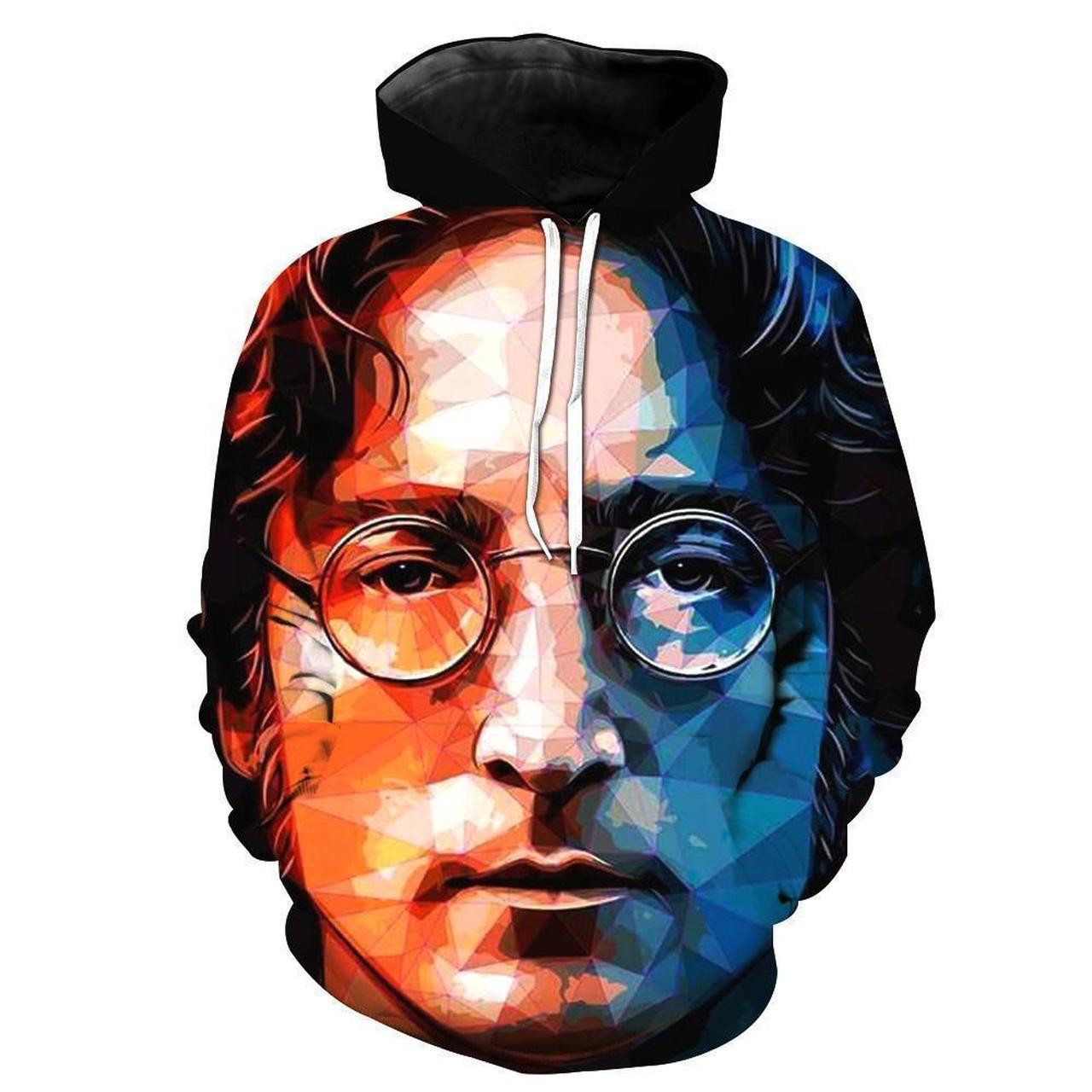John Lennon 3D All Over Print Hoodie, Zip Hoodie