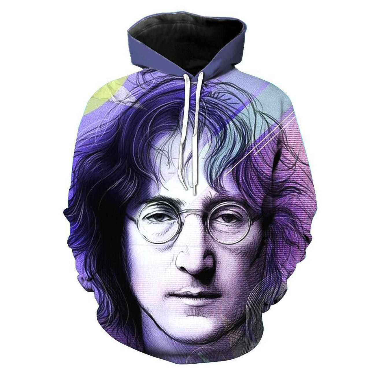 John Lennon 3D All Over Print Hoodie, Zip Hoodie