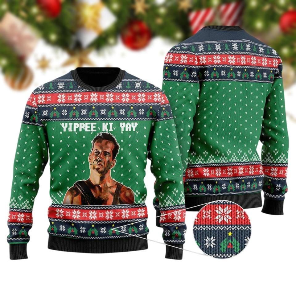 John McClane Christmas Sweater, Die Hard Ugly Sweatshirt