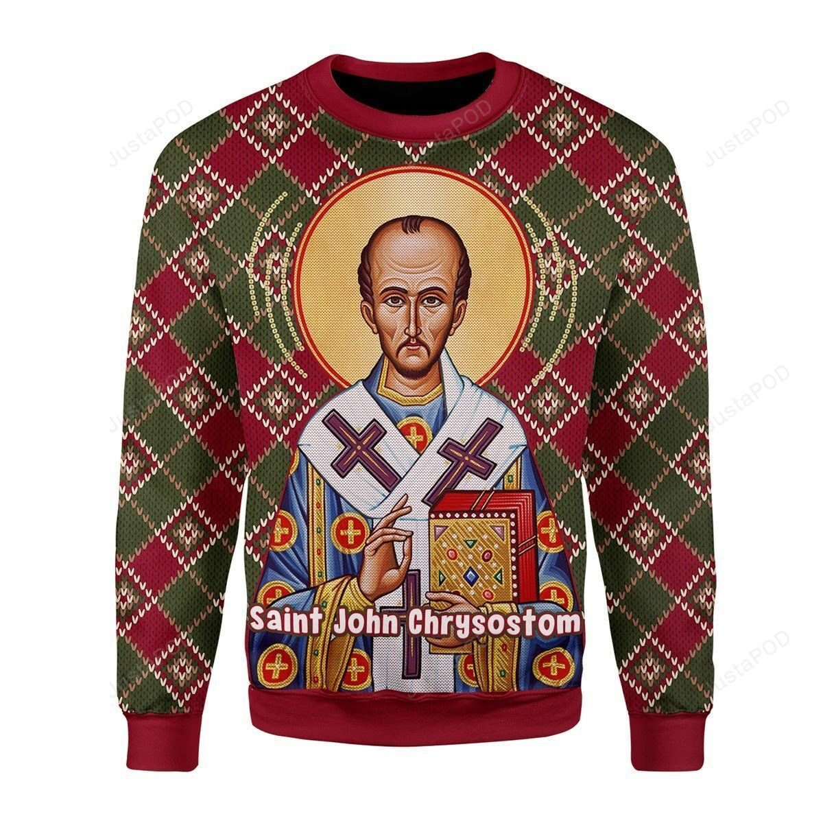John Ugly Christmas Sweater Adult 3D Funny Matching for family