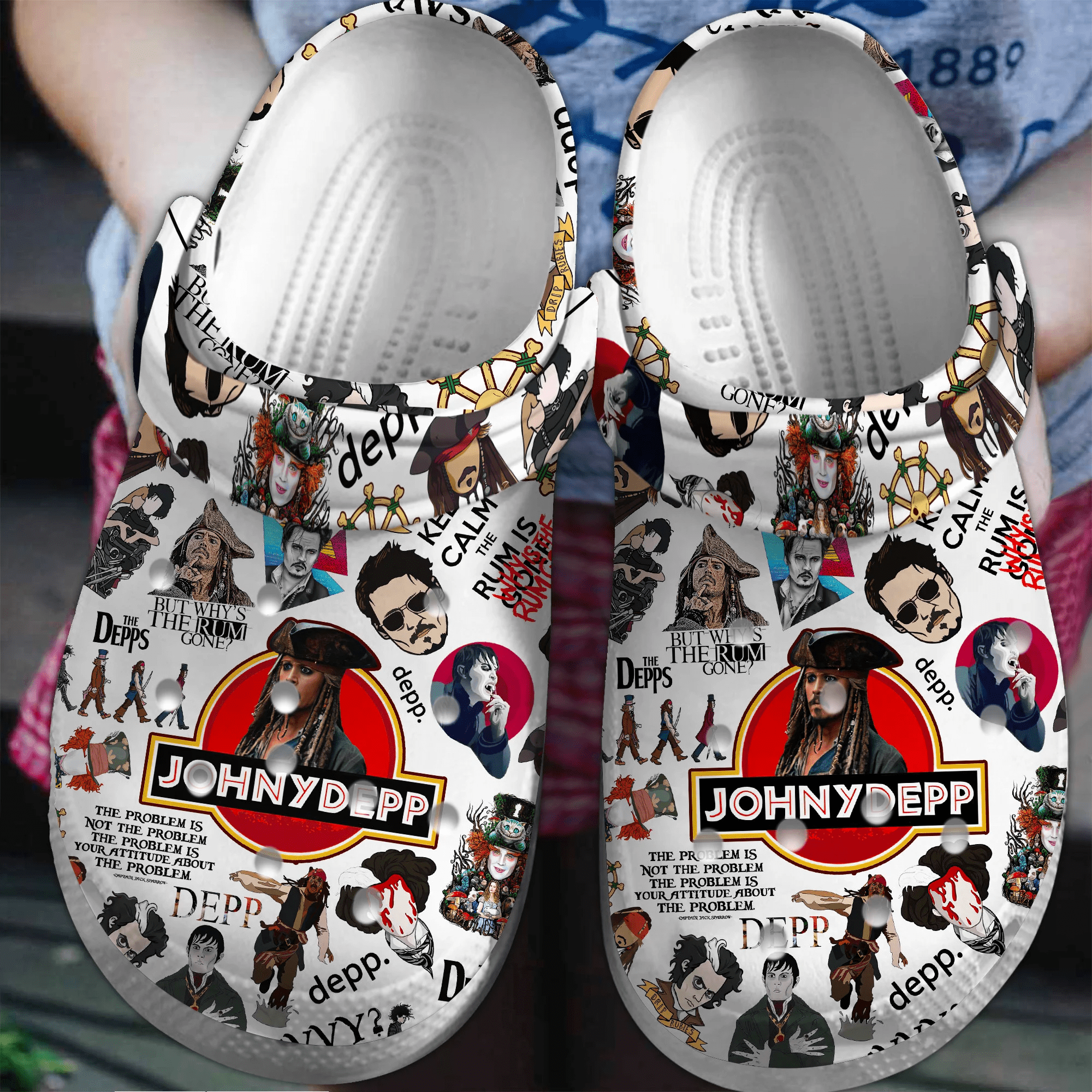 Johnny Depp Movie Crocs Crocband Clogs Shoes Comfortable For Men Women and Kids