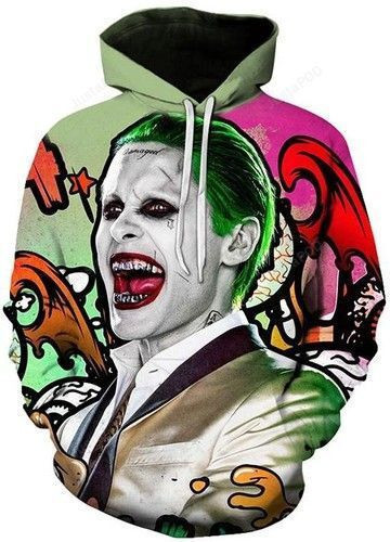 Joker 3D All Over Print Hoodie, Zip Hoodie