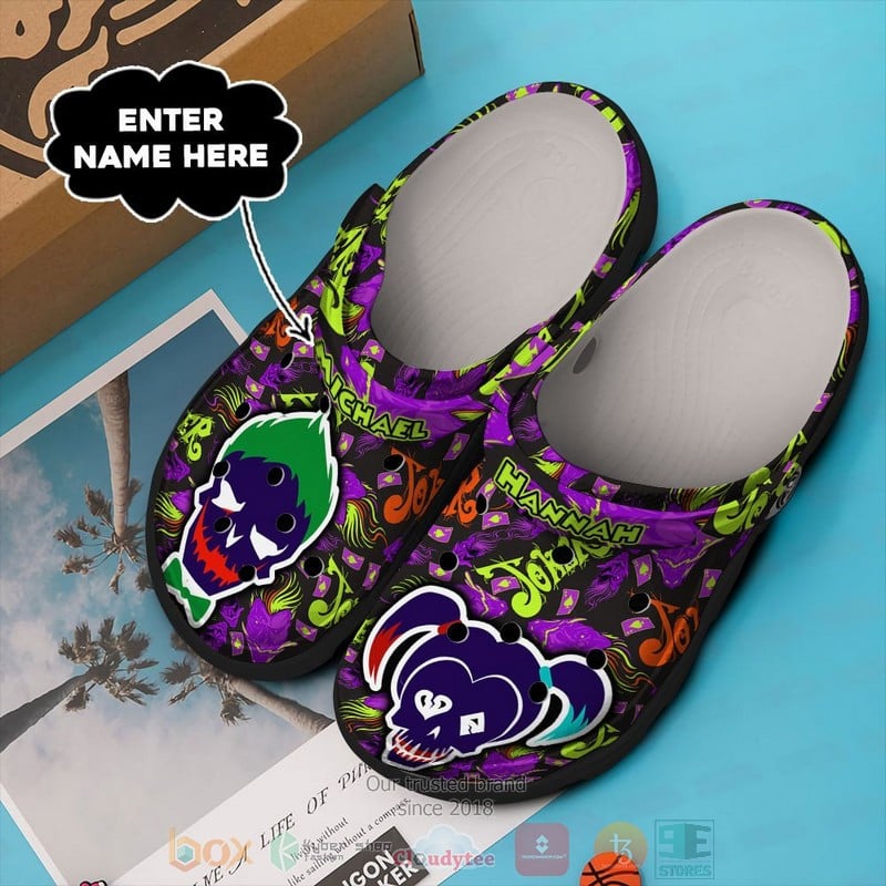 Joker And Harley Quinn Movie Crocs Crocband Clogs Shoes Comfortable For Men Women and Kids