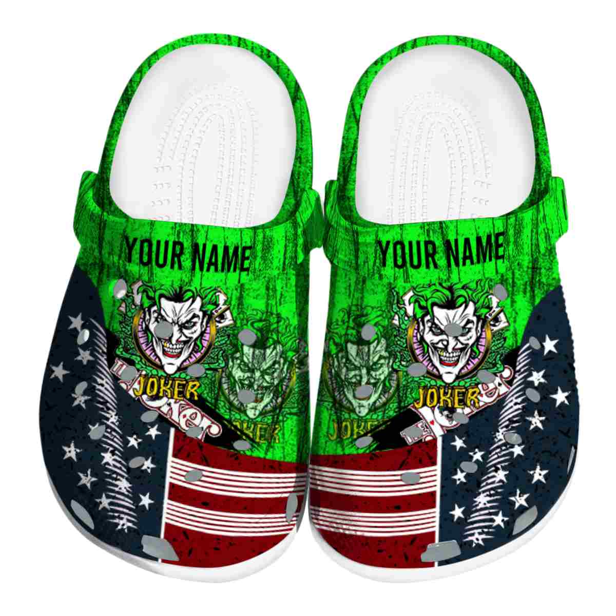 Joker Movie Crocs Crocband Clogs Shoes Comfortable For Men Women and Kids