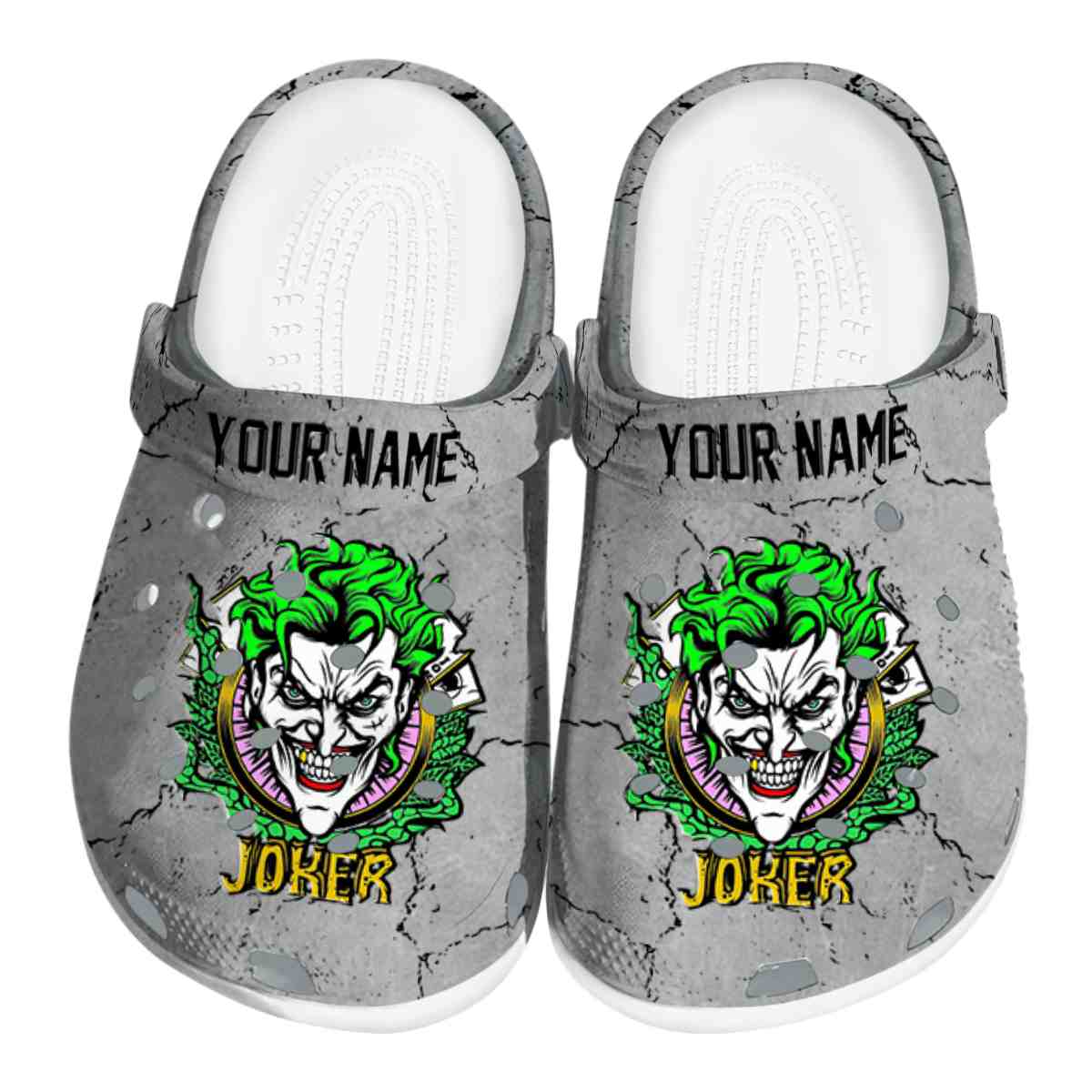 Joker Movie Crocs Crocband Clogs Shoes Comfortable For Men Women and Kids