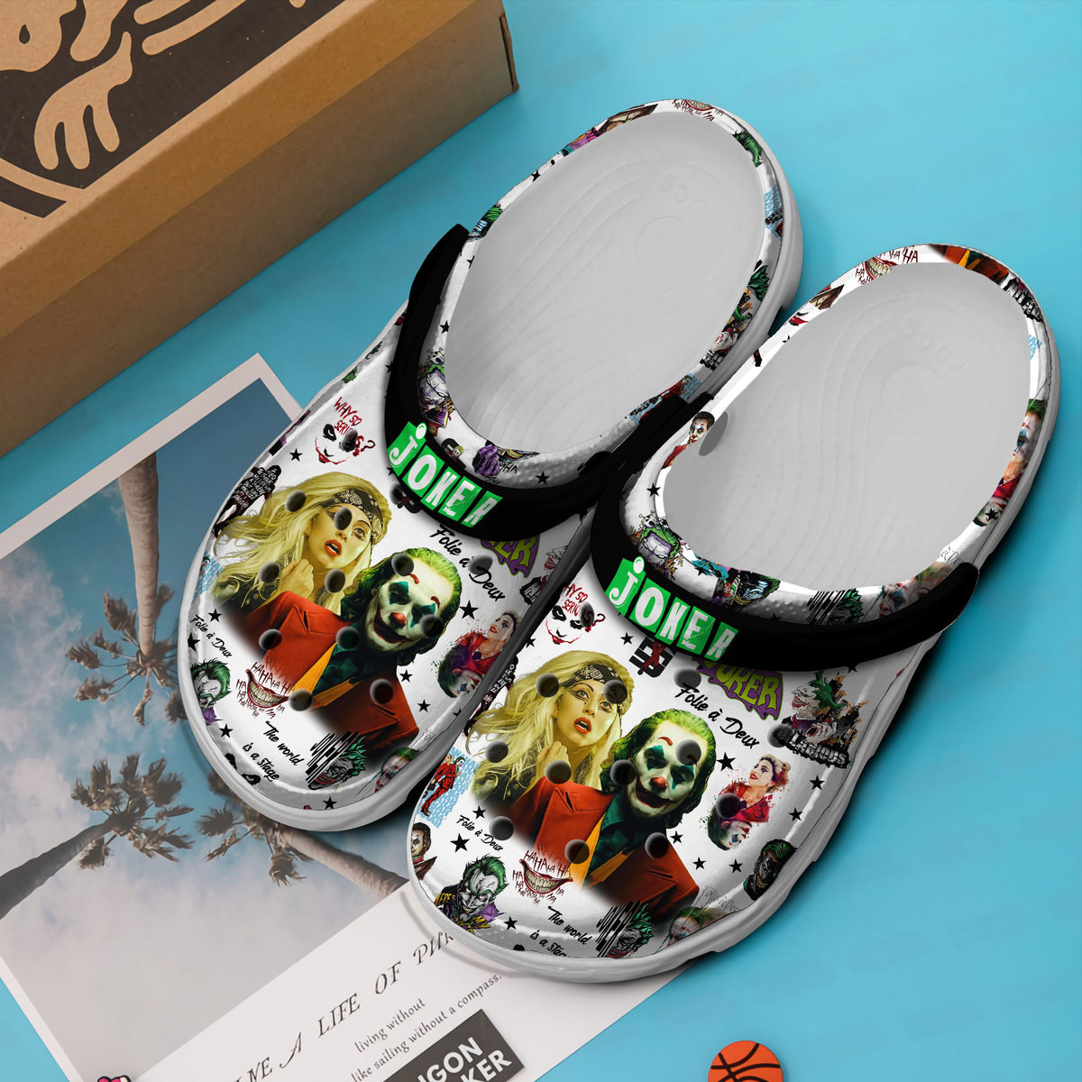 Joker Movie Crocs Crocband Clogs Shoes Comfortable For Men Women and Kids - Image 3