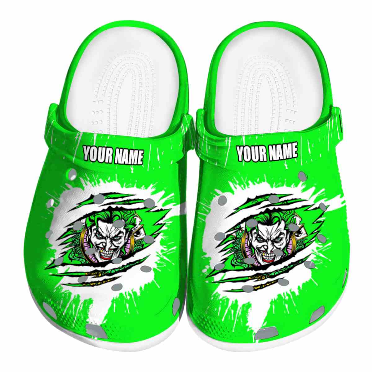 Joker Movie Crocs Crocband Clogs Shoes Comfortable For Men Women and Kids