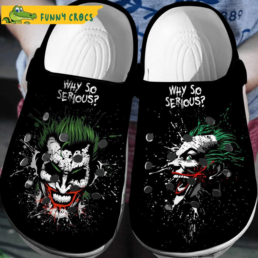 Joker Movie Crocs Crocband Clogs Shoes Comfortable For Men Women and Kids