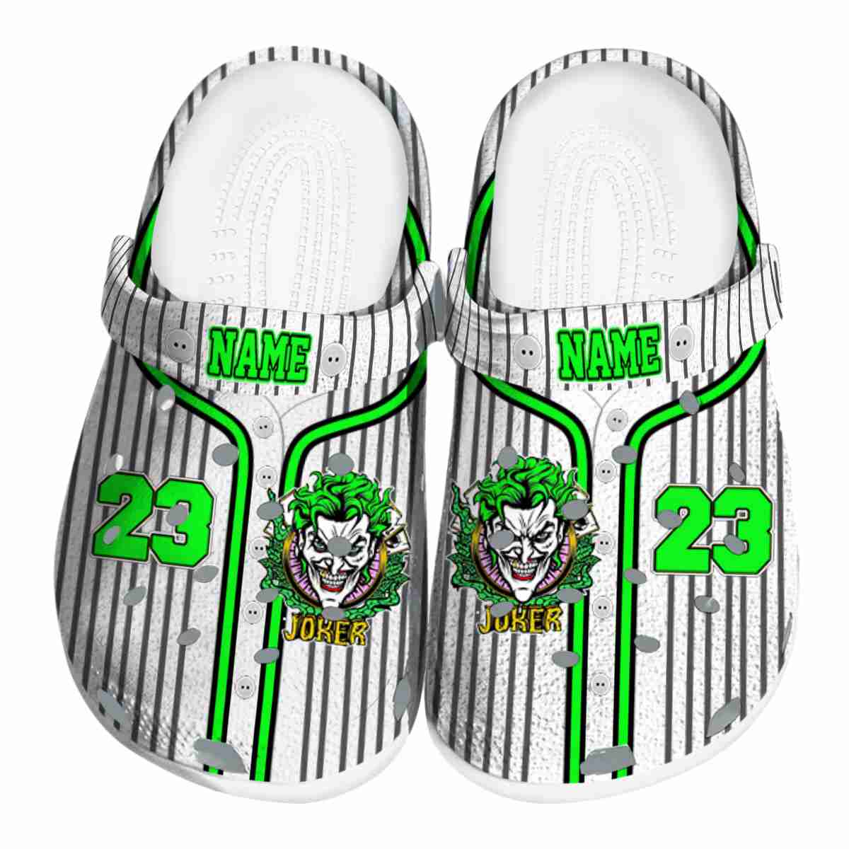 Joker Movie Crocs Crocband Clogs Shoes Comfortable For Men Women and Kids