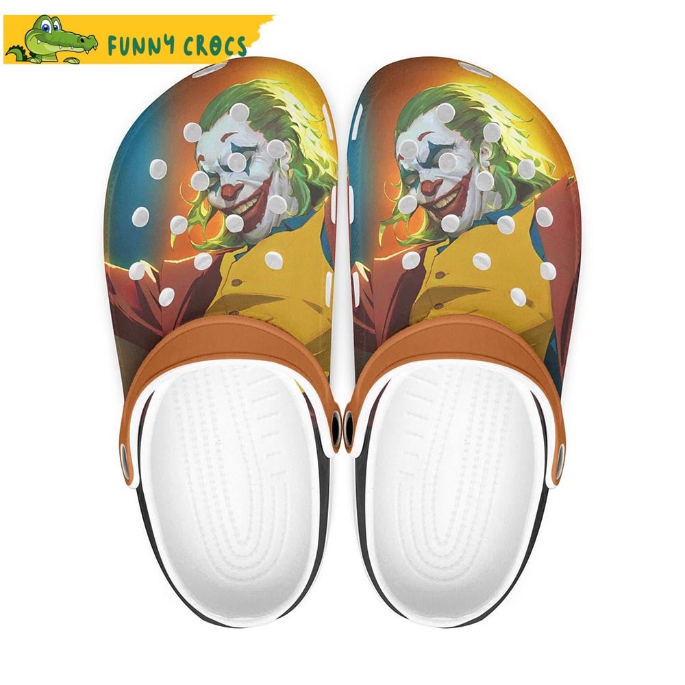 Joker Movie Crocs Crocband Clogs Shoes Comfortable For Men Women and Kids