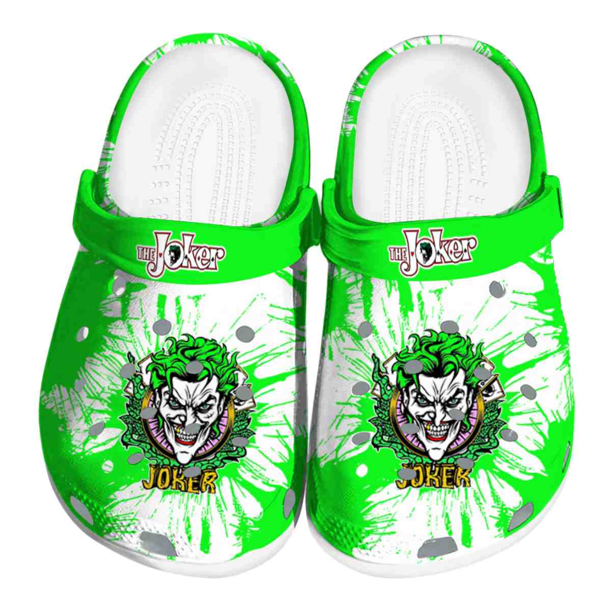 Joker Movie Crocs Crocband Clogs Shoes Comfortable For Men Women and Kids