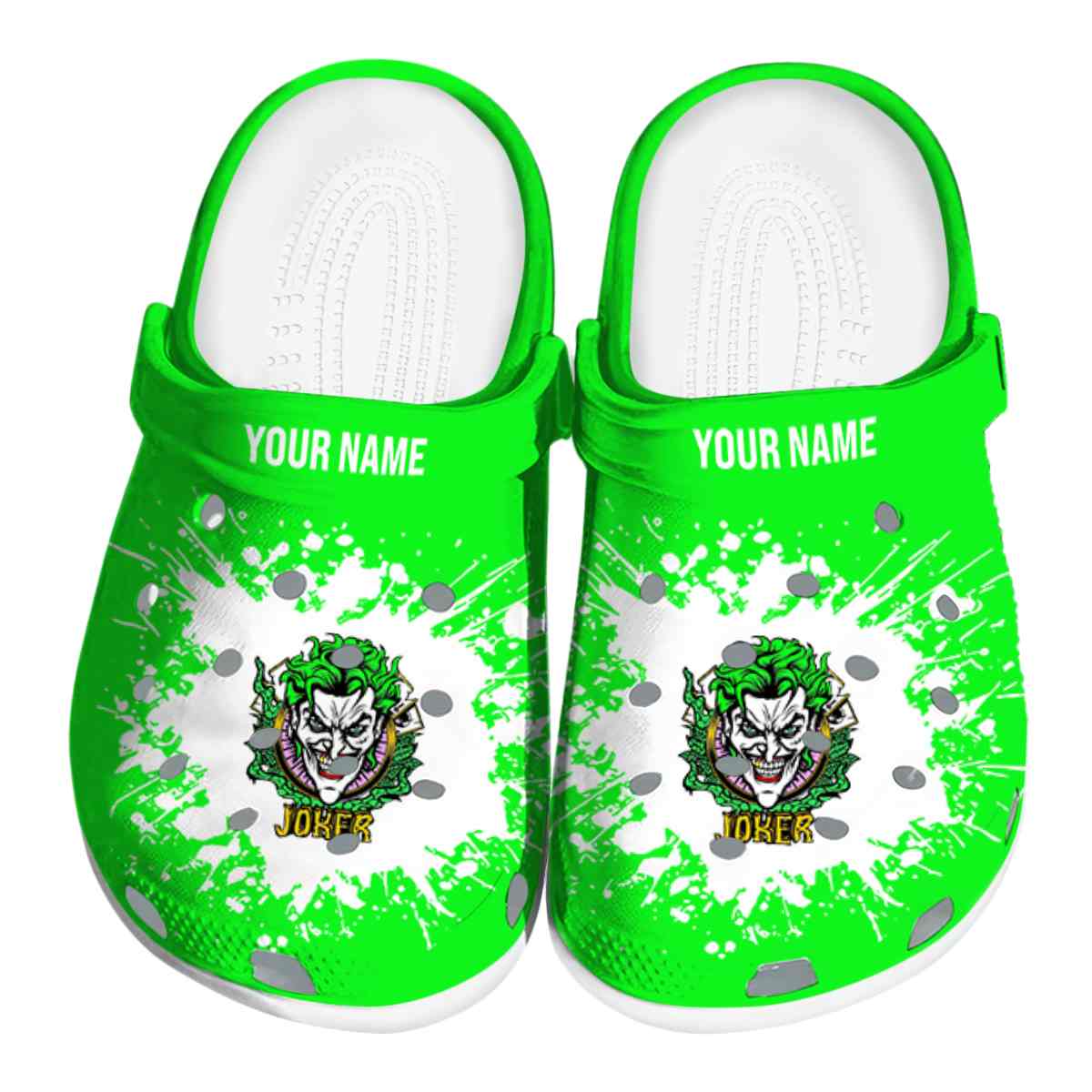 Joker Movie Crocs Crocband Clogs Shoes Comfortable For Men Women and Kids